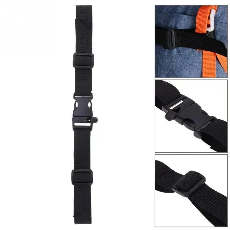 sangle de poitrine tactique réglable en nylon avec boucle à double dégagement pour sac à dos de camping en plein air