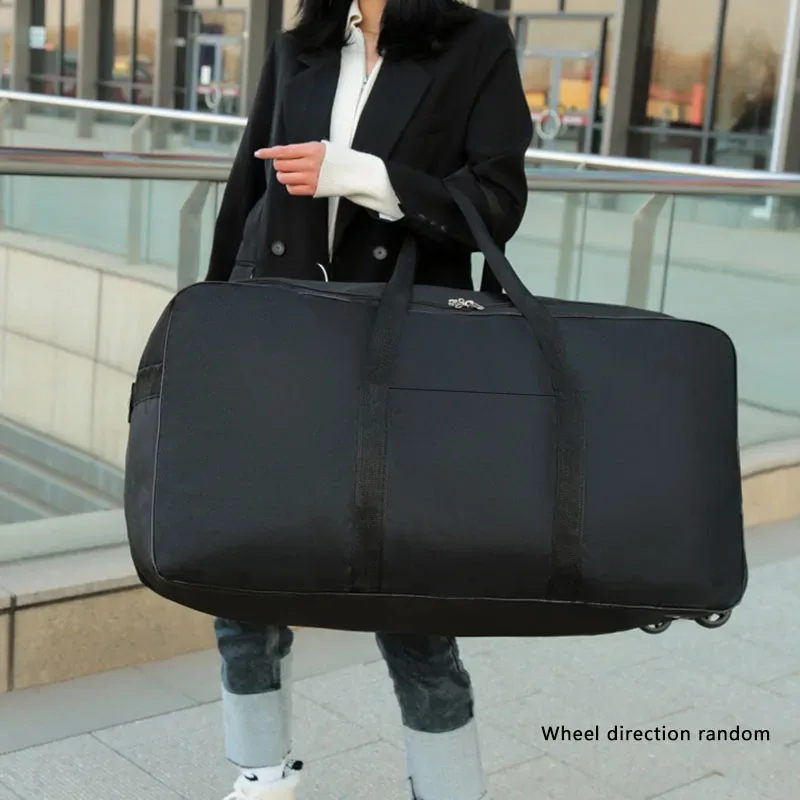 sacs à roulettes pliables avec roulettes, sac de rangement pour bagages, bagage à main de grande capacité, valise à roulettes extensible electrolux