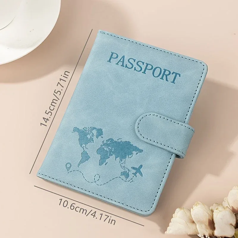 porte-passeport rfid pour voyage femme/homme, joli portefeuille de passeport avec blocage rfid, emplacements pour cartes, étui/porte-passeport rfid, portefeuille de voyage
