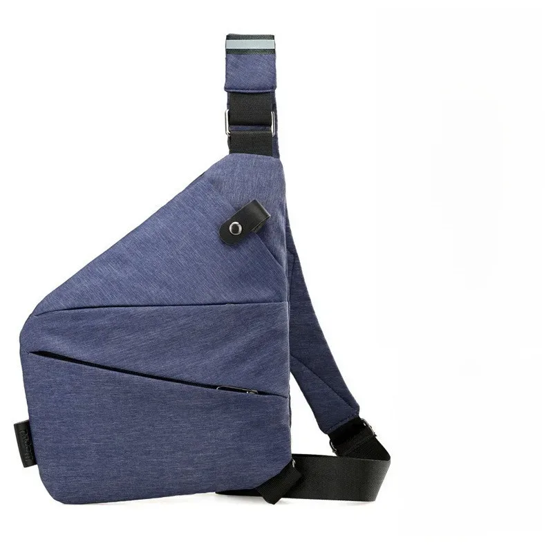 sac de poitrine antivol unisexe – sangles réglables, pochette de rangement polyvalente, portefeuille de voyage sécurisé