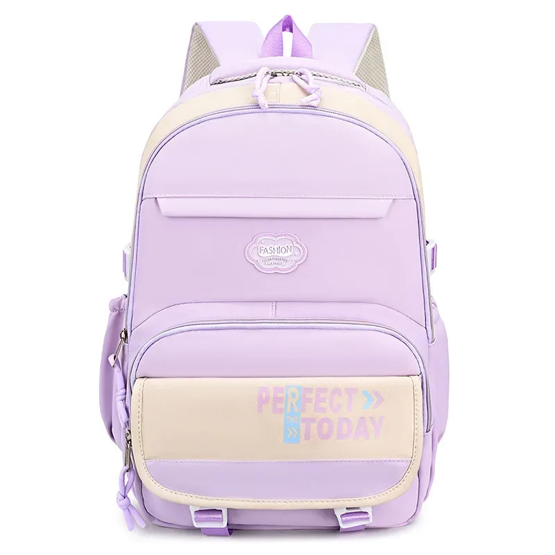 sac à dos de voyage simple de grande capacité pour filles, sac à dos léger et décontracté pour collège, sacs à double épaule, haute qualité