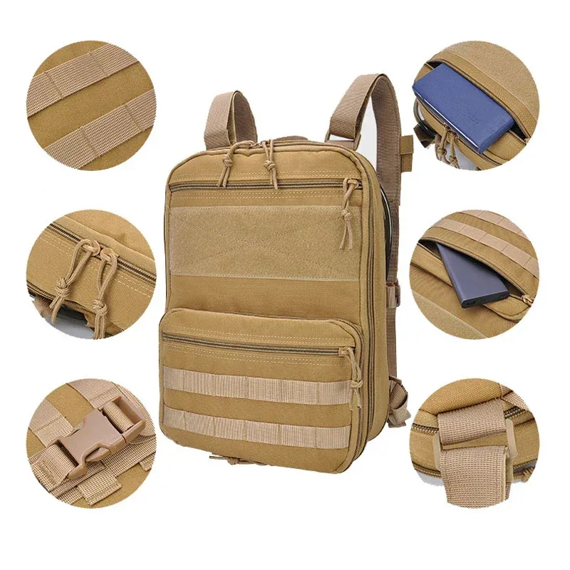 sac dos oxford université polyester polyvalent tactique camouflage vert kaki gris noir beige rouge extérieur voyage
