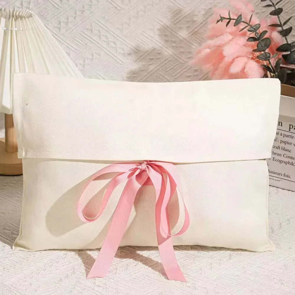 sac à cordon en sergé de coton personnalisé avec logo, sac anti-poussière pour chaussures, lingerie, emballage cadeau, sac de rangement en tissu en gros