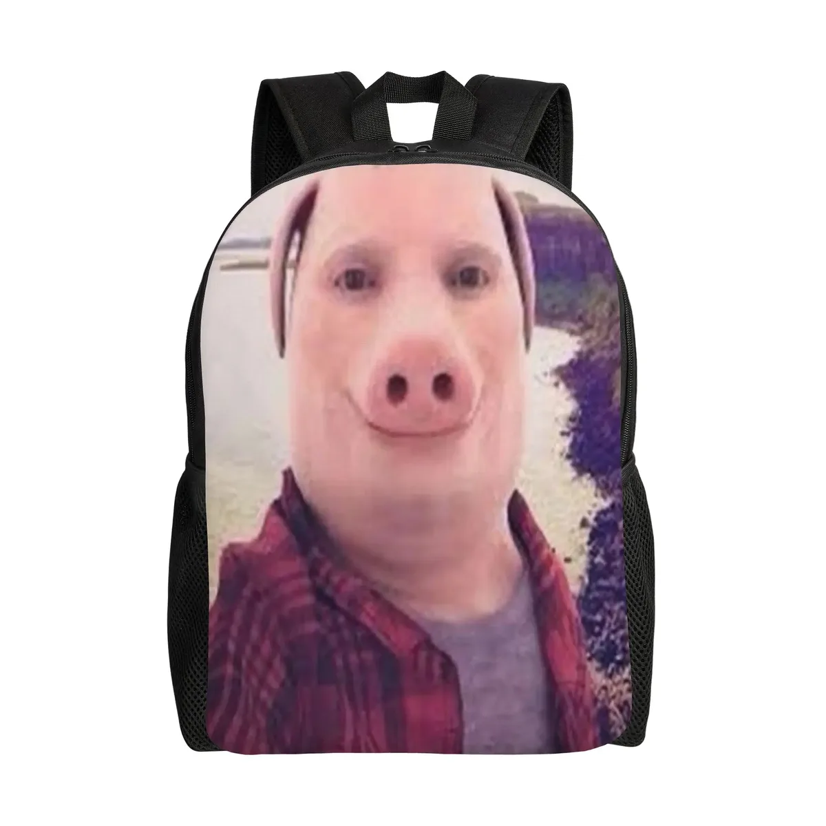 sac à dos fantaisie tung tung tung sahur john pork pour garçon, grands sacs d'école de voyage, sac à dos coloré