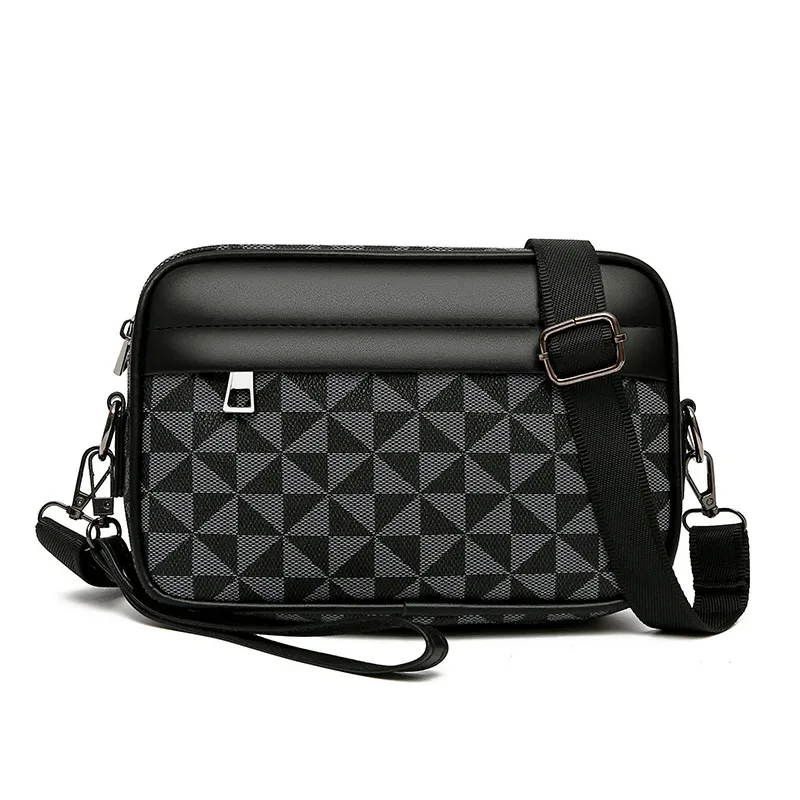 sacs de taille en cuir pu pour hommes, sacs à bandoulière d'affaires de qualité supérieure pour hommes, rangement de voyage à la mode, sacs à bandoulière pour téléphone, pochette