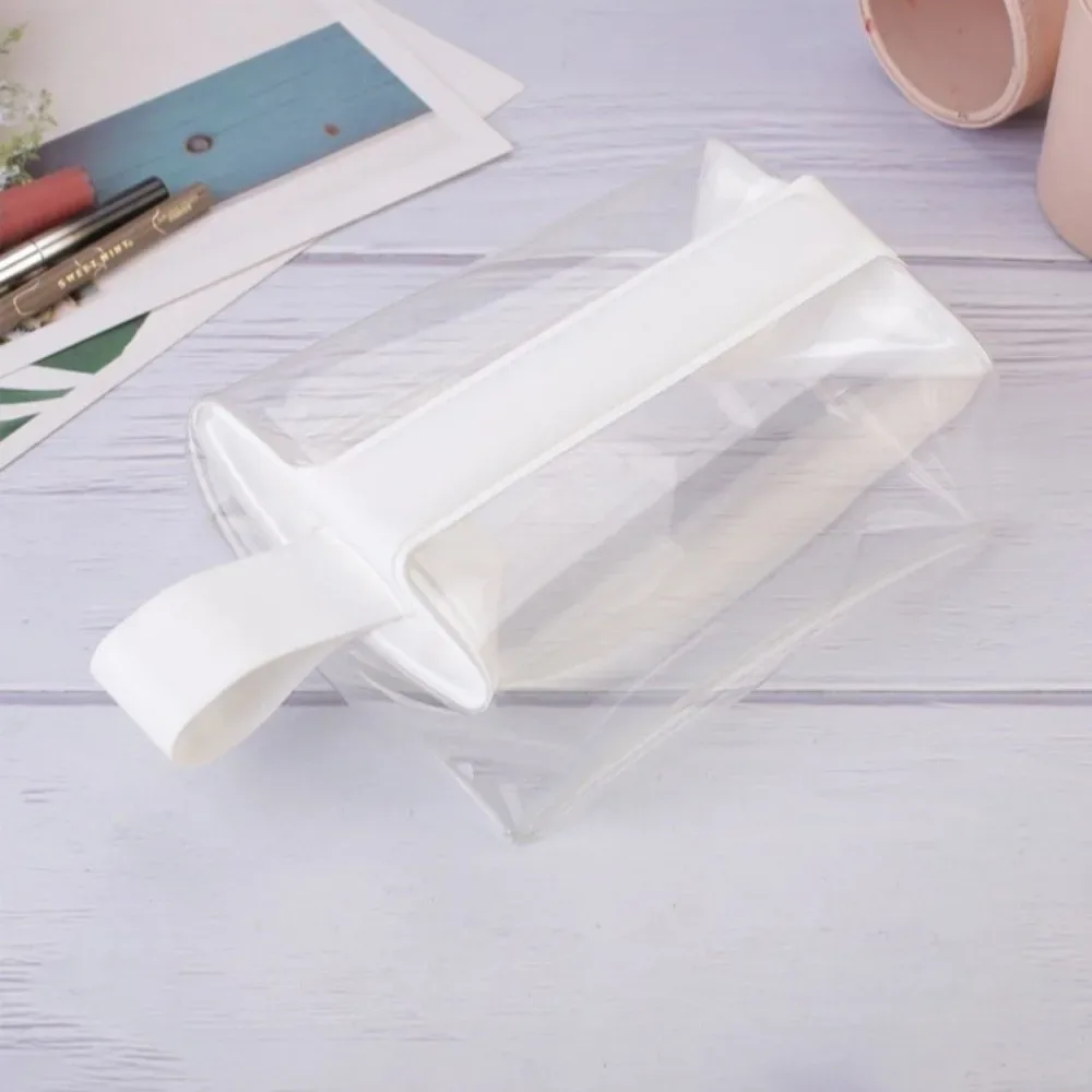 sacs de toilette transparents avec fermeture magnétique, sac de maquillage étanche en pvc, pochette cosmétique de grande capacité pour femmes et hommes en voyage