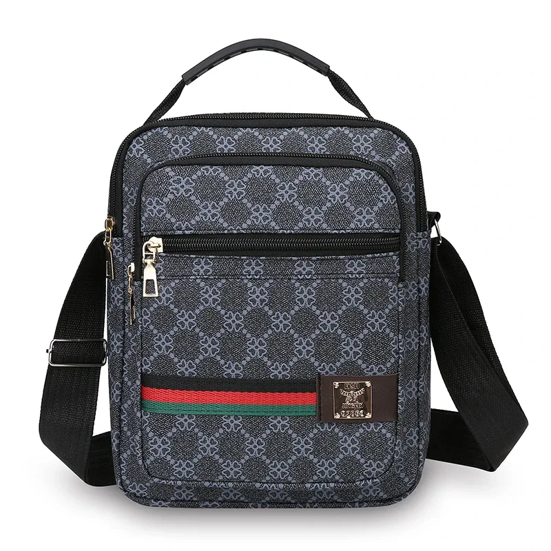 sac bandoulière homme, nouveau modèle tendance, multi-couches, polyvalent, sac à main décontracté, sac messager pour usage quotidien et voyage