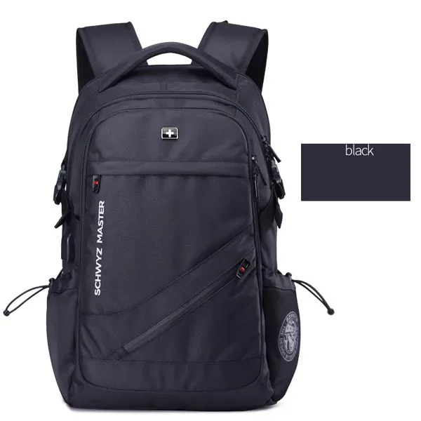 sac à dos antivol pour homme mochila swiss avec port usb, sac à dos imperméable pour ordinateur portable de 15,6 pouces et 17 pouces, pour affaires et école