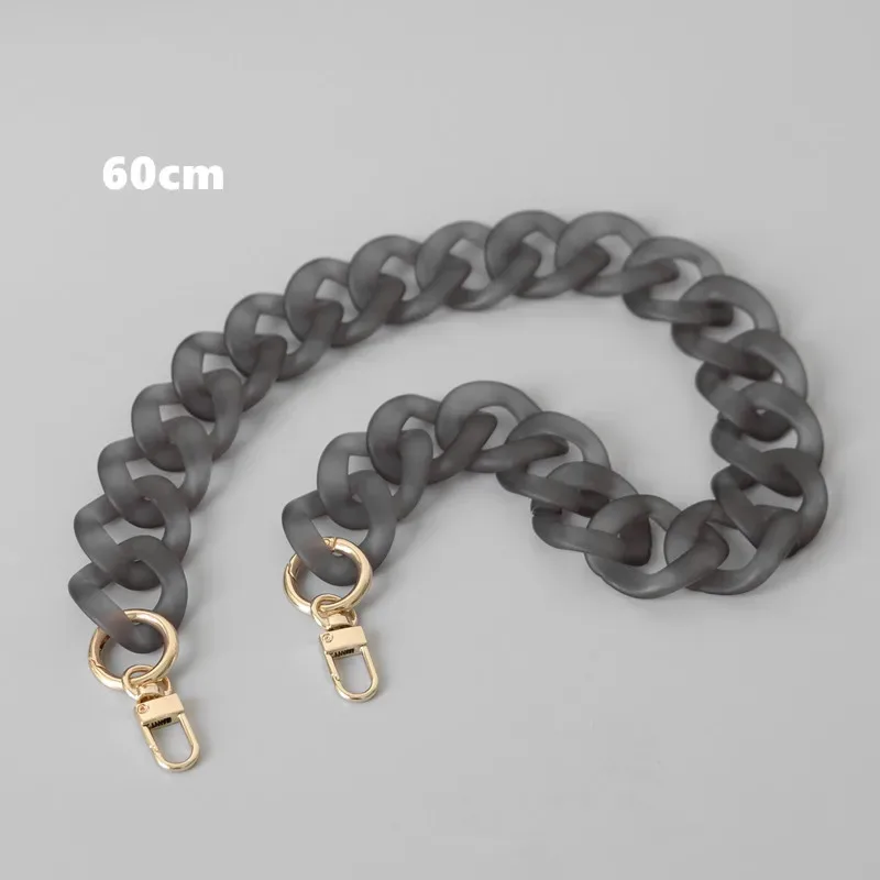 chaîne métal gris boucles dorées sac marron noire accessoire voyage bandoulière rechange modèle luxe