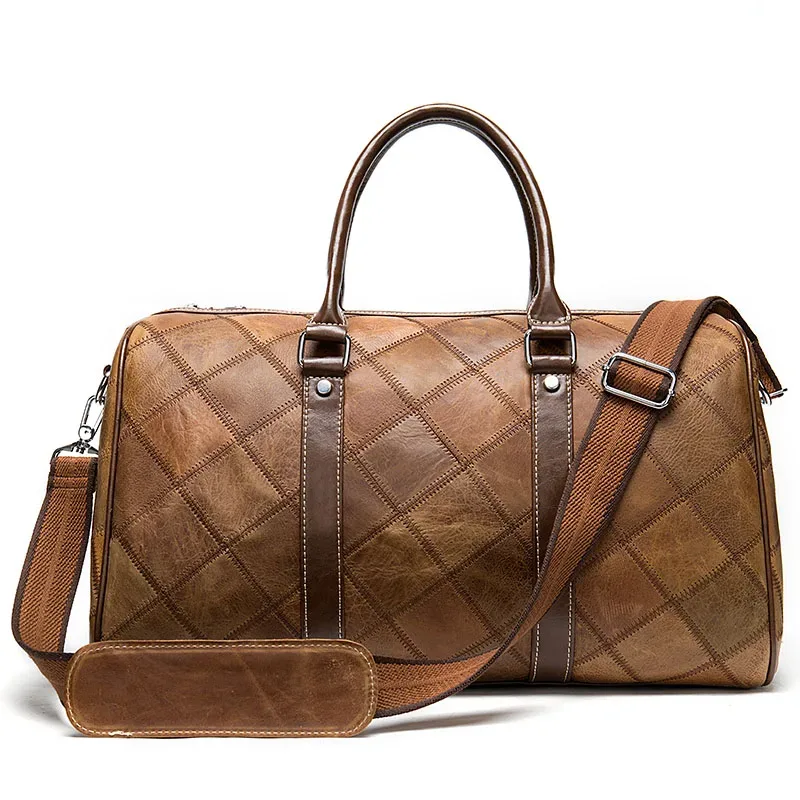 westal sacs de voyage pour hommes bagages à main sacs de sport en cuir véritable bagages en cuir sac de voyage valises sacs à main grand/semaine sac