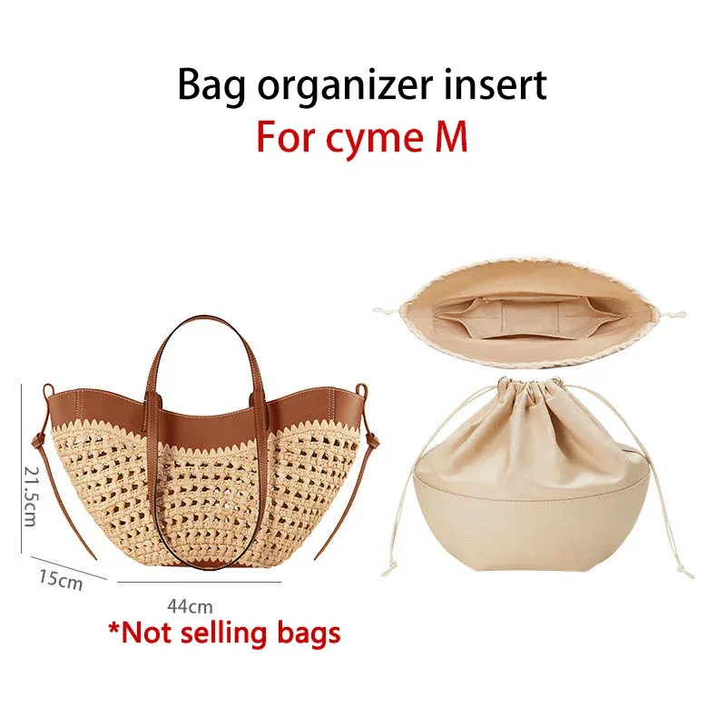 insert organisateur de sac à cordon pour cyme – accessoire de sac intérieur durable et tendance pour rangement et modification