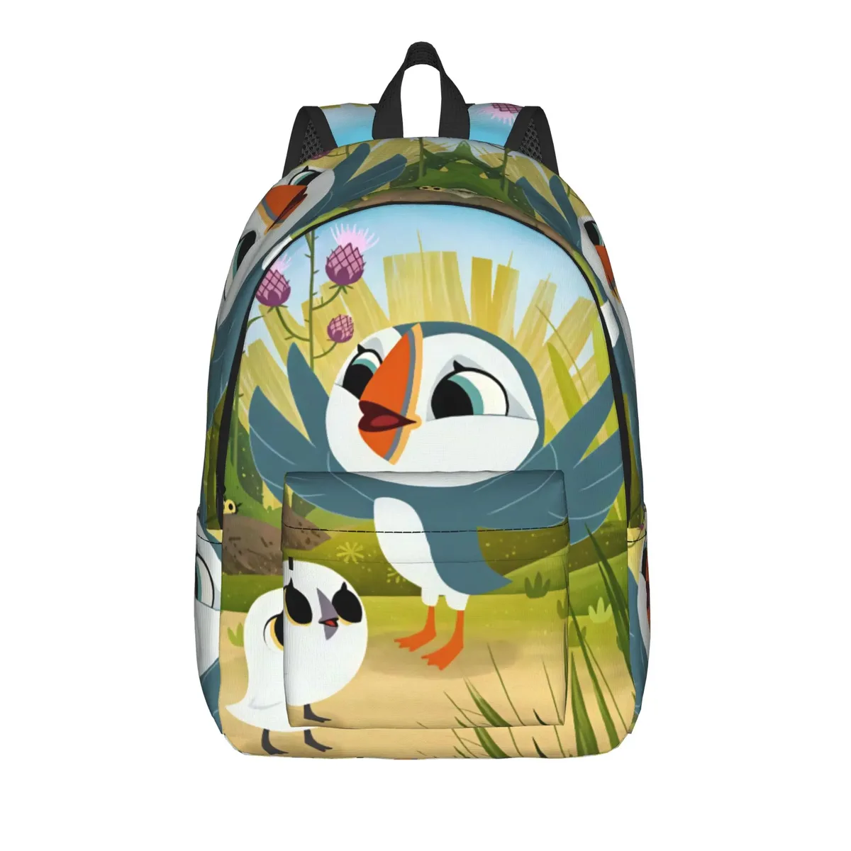 sac à dos puffin rock and new friends pour filles, sacs à dos de randonnée en polyester, grands sacs à dos kawaii pour lycée