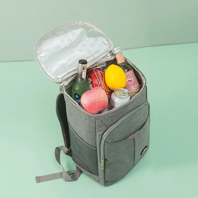 nouveau sac de glace en plein air sac isolé à main sac à dos grande capacité sac de pique-nique multifonctionnel