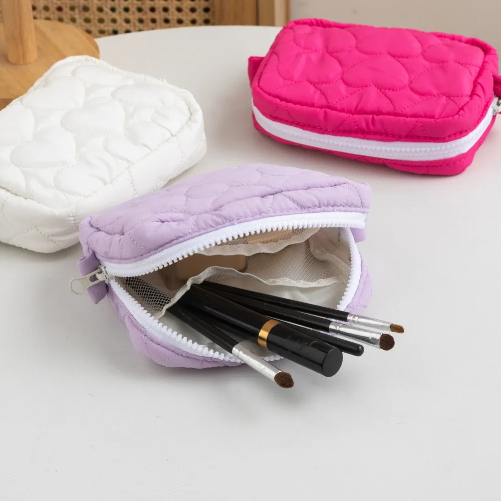 nouveau motif de fleur femmes trousse de maquillage articles de toilette organisateur de cosmétiques sac à fermeture éclair pochette de lavage de voyage sac cosmétique femme sacs de maquillage