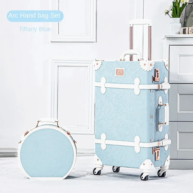 valise vintage en cuir britannique, bagage rétro avec quincaillerie en laiton antique, valises à roulettes, valise trolley