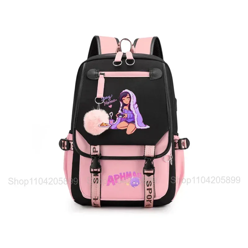 sac à dos aphmau anime pour adolescents, sacs à livres tendance pour la rentrée scolaire, sac à dos pour ordinateur portable pour étudiants