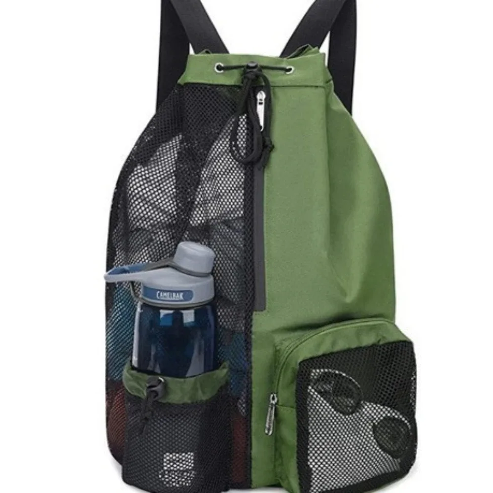 sac de plage à cordon de serrage, sacs à dos de plage pour hommes et femmes, sac à dos d'été pour la natation, la gym et les équipements d'entraînement, unisexe