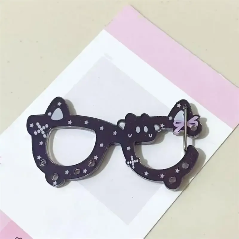 porte-clés mousqueton en acrylique kawaii, porte-clés de dessin animé mignon pour sac à dos, breloque de sac et accessoire de sac ita
