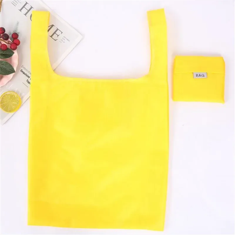 sac de shopping vert pliable imprimé à la mode, fourre-tout, pochette pliante, sacs à main pratiques, sacs de rangement de grande capacité