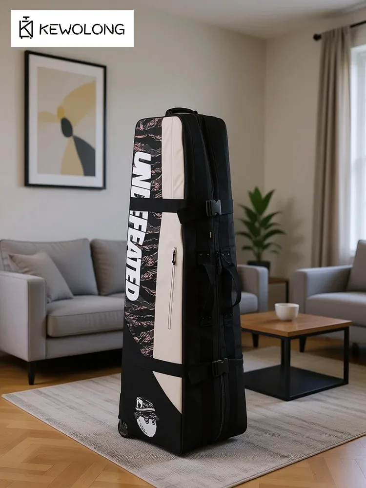 sac de voyage de golf pour les compagnies aériennes, valise rigide durable à roulettes, grande capacité pour bagages de golf soumis à la consigne par les compagnies aériennes