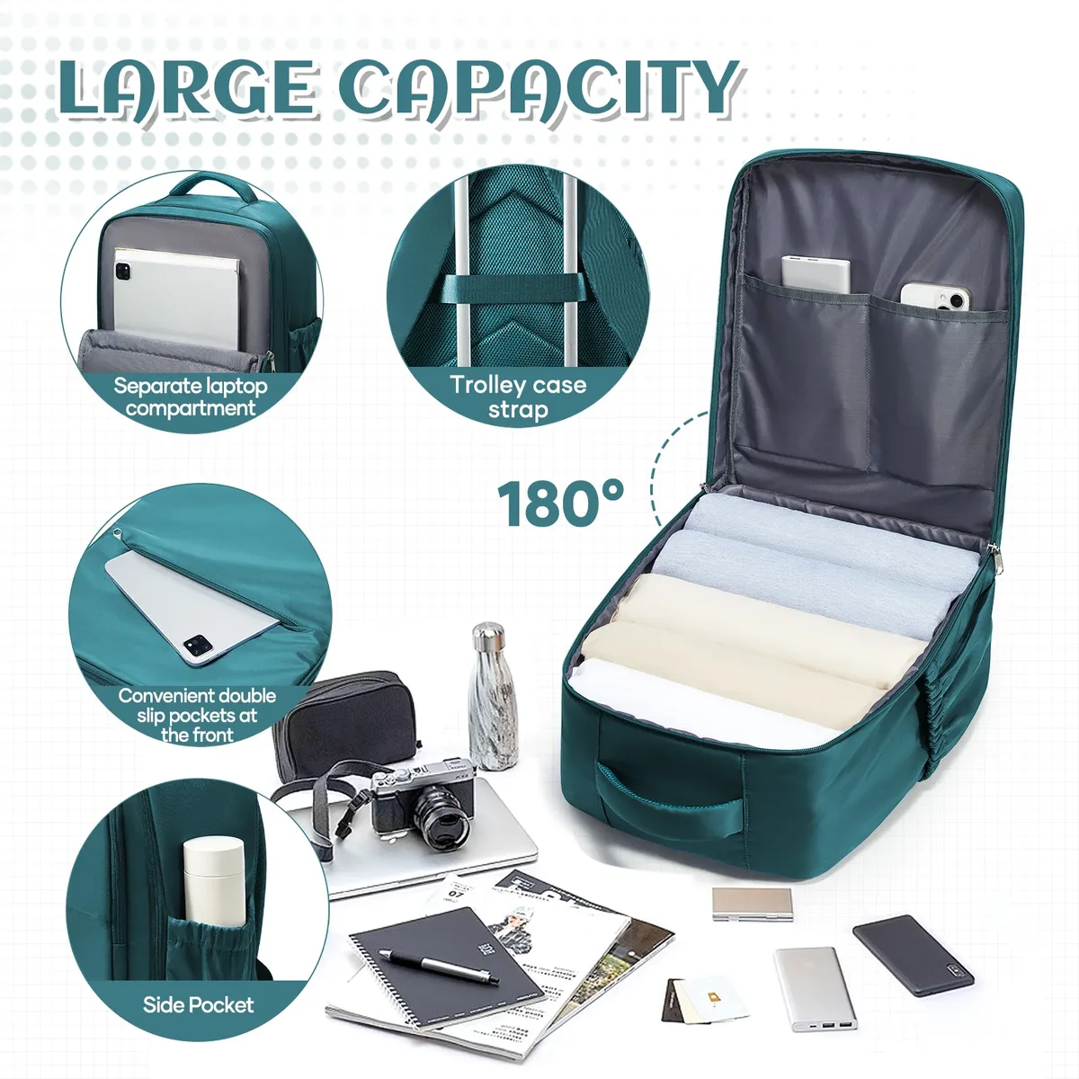 ryanair 40x30x20 sac à dos résistant à l'eau sac femmes cabine voyage sac à dos pochette d'ordinateur grande capacité easyjet sac à dos de transport