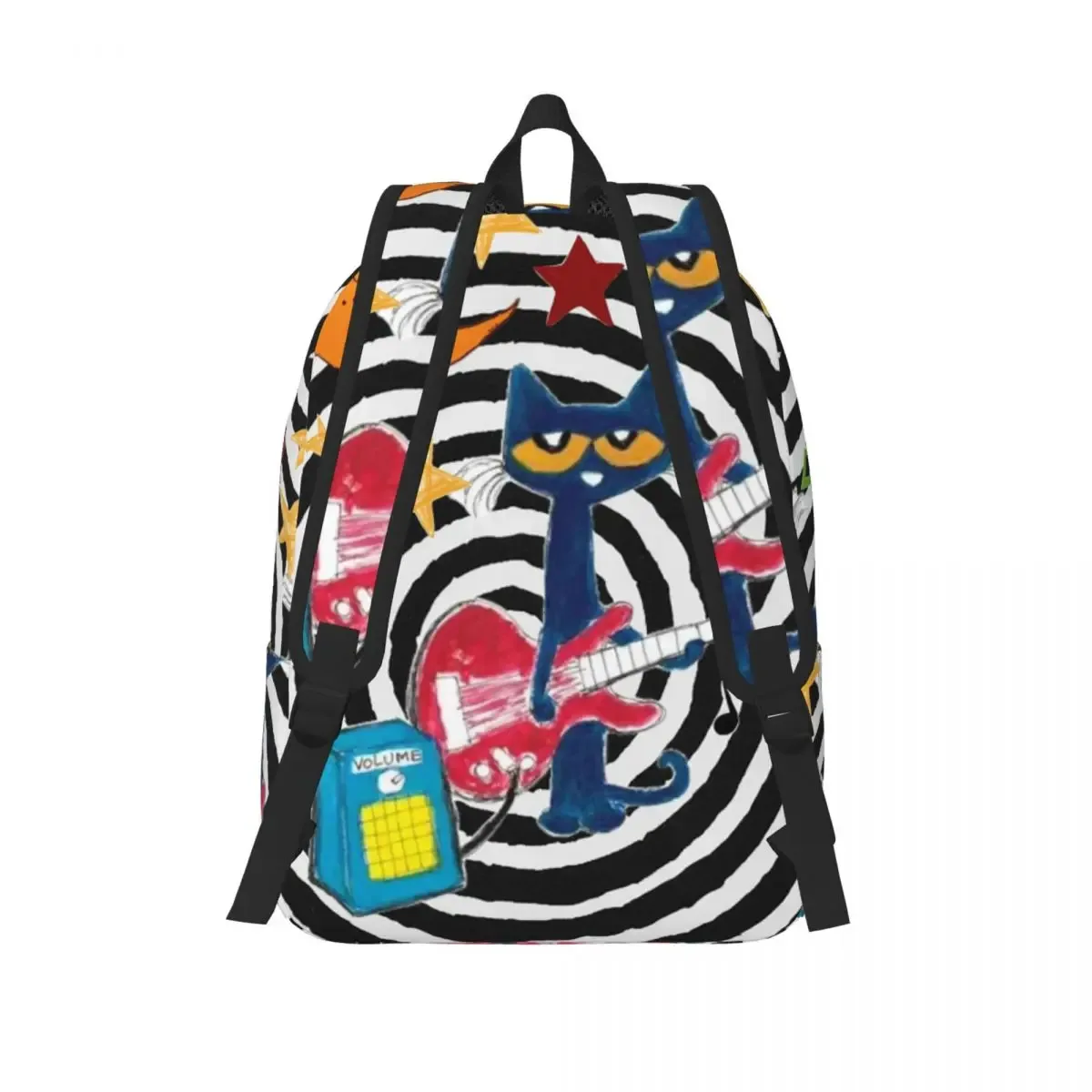 pete the cat sac à dos d'écolier, sac à dos de randonnée, sac à dos de voyage pour garçons et filles, sac à bandoulière