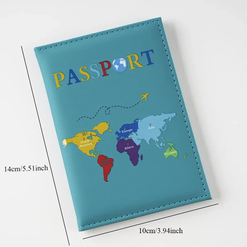 nom personnalisable nouvelle impression couleur uv carte universelle couverture de passeport porte-passeport passeport hommes et femmes cadeau universel