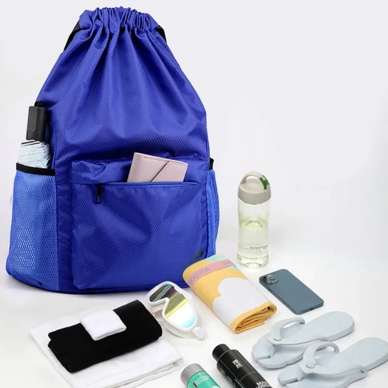 sac à dos wstring de proximité sportive pour hommes et femmes, sac à bandoulière, sac à dos de grande capacité, salle de sport, natation, plage, 03/3