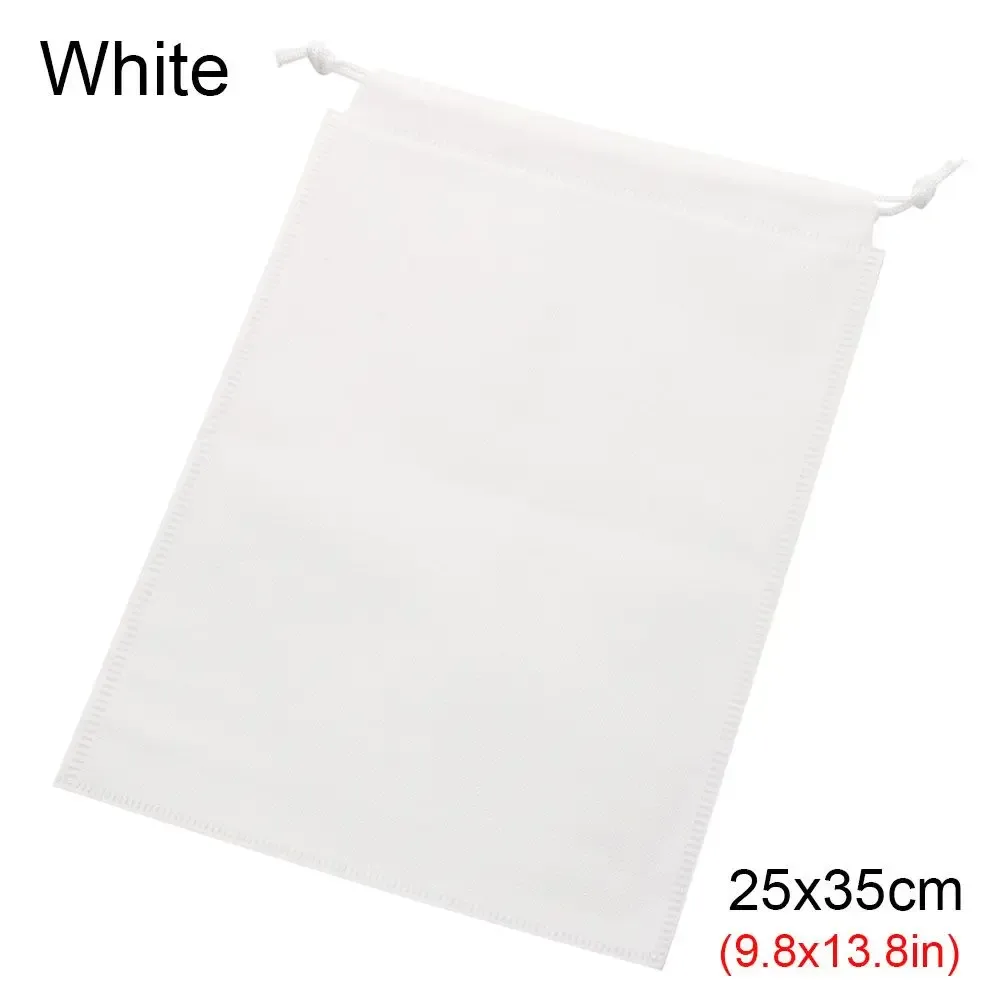 sac de rangement anti-poussière avec cordon de serrage pour voyage, sacs à cordon pour chaussures, non-tissé