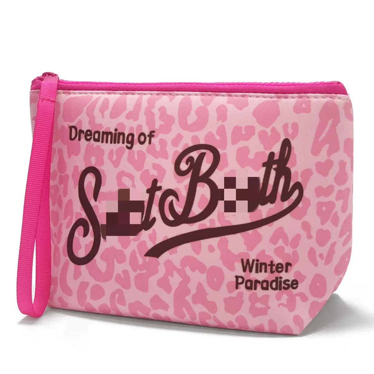 pochette de voyage en néoprène, trousse de toilette, sacs de maquillage en néoprène à la mode pour femmes, sacs à cosmétiques de grande capacité