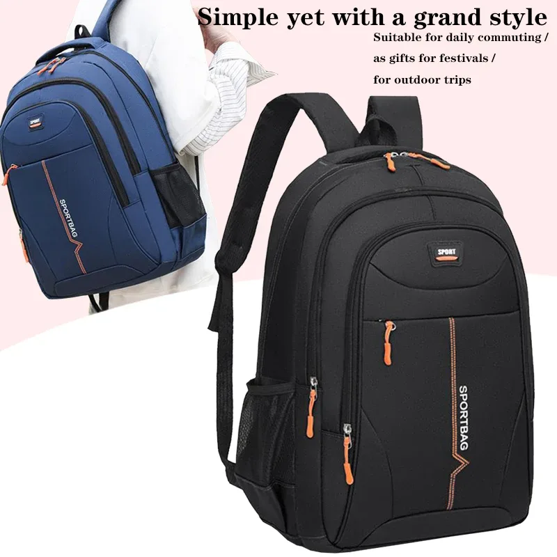 sac à dos professionnel respirant et rembourré, élégant et ergonomique avec fermeture éclair contrastante pour le bureau, l'université, les déplacements en extérieur