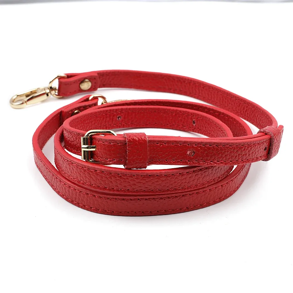 sangle de sac réglable en cuir véritable motif litchi exquis de 125 cm, sangles de remplacement pour sac bandoulière pour femmes, accessoires de sac diy