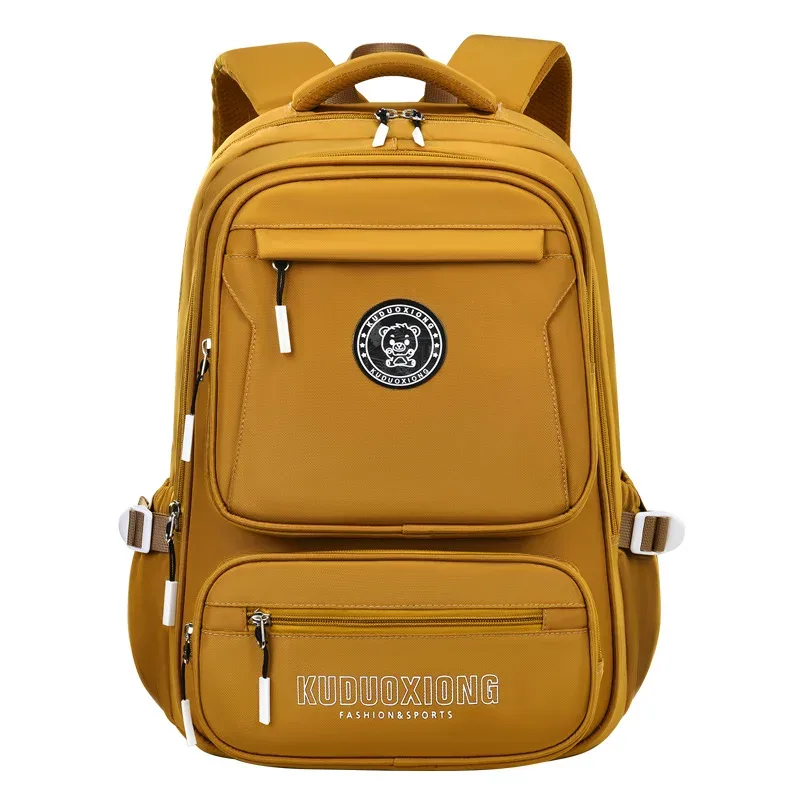 Sac à dos de collège primaire, sacs d'école pour adolescents, sac à livres pour lycéens, sac à dos de voyage de sport de grande capacité pour hommes