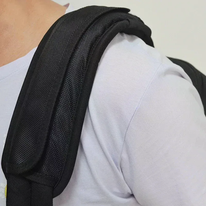 1 pièce bretelles de sac à dos de décompression et d'amorti pour la réduction du poids, élargies, pour sacs à dos et cartables