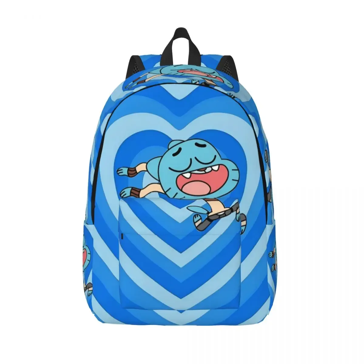 Sac à dos classique Amazing World Of Gumballs avec poche pour étudiants, randonnée, voyage, sac à dos pour hommes et femmes, sacs en toile pour ordinateur portable