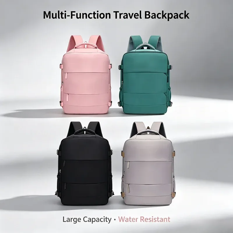 Sac à dos de voyage léger et de grande capacité, sac à bagages durable pour les voyages d'affaires et les courts séjours en week-end chez les compagnies aériennes à prix bas.