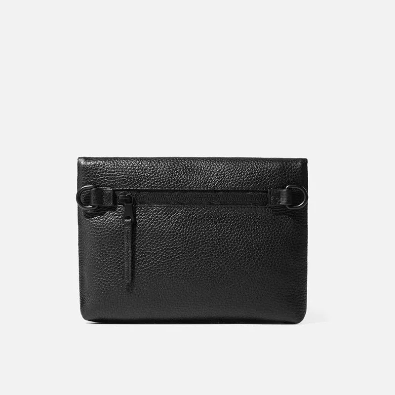 sac bandoulière mini pour homme en pu pleine fleur de haute qualité, poids minimal 28g, modèle 153