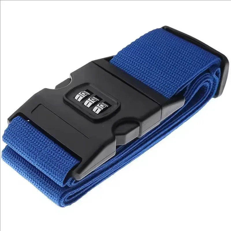 cadenas code combiné nylon rayures arc ciel noir protection voyage accessoire sécurité bagage antivol réglable