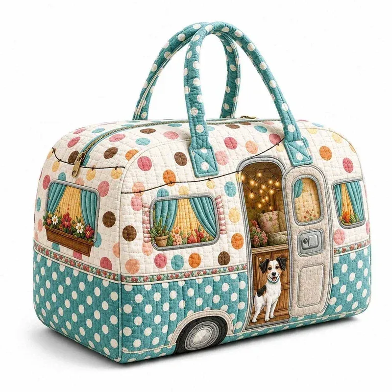 nouveau sac de voyage matelassé en forme de bus, 9 styles, grande capacité, matelassage 3d, sac de voyage, sac fourre-tout, sac à main pour courtes distances