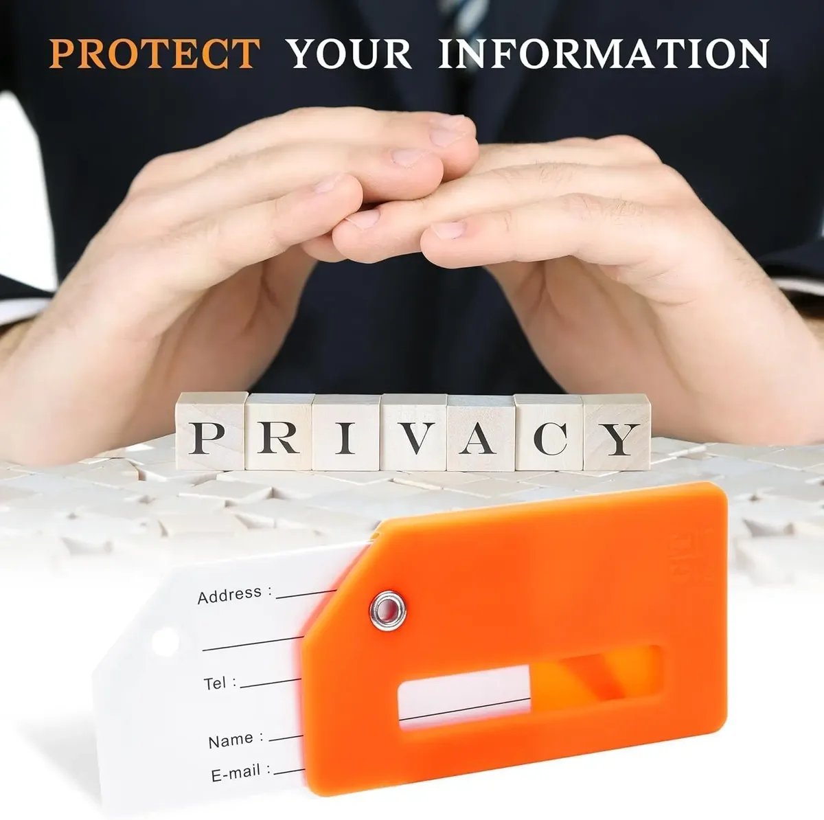 étiquette bagage silicone motif avion blanc fond noir couleur multiple reconnaissance facile information personnelle protection usage voyage