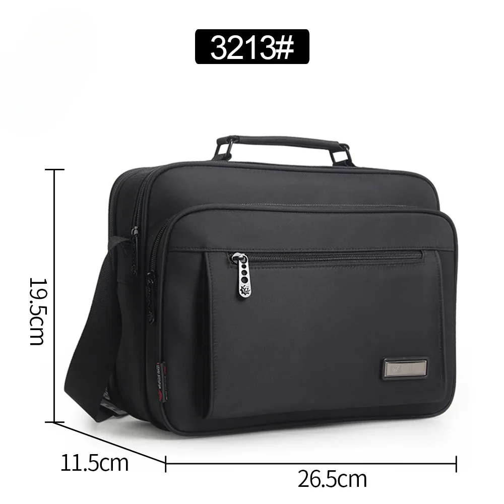 sac à bandoulière pour hommes, sacoche de messager, petite mallette d'affaires, grande capacité, multifonction, mode décontractée, étanche
