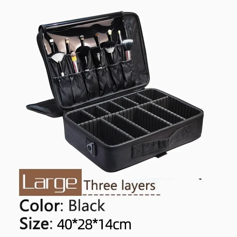 nouveau sac cosmétique professionnel pour femmes haute qualité oxford grande capacité étui de maquillage de voyage pour maquilleur