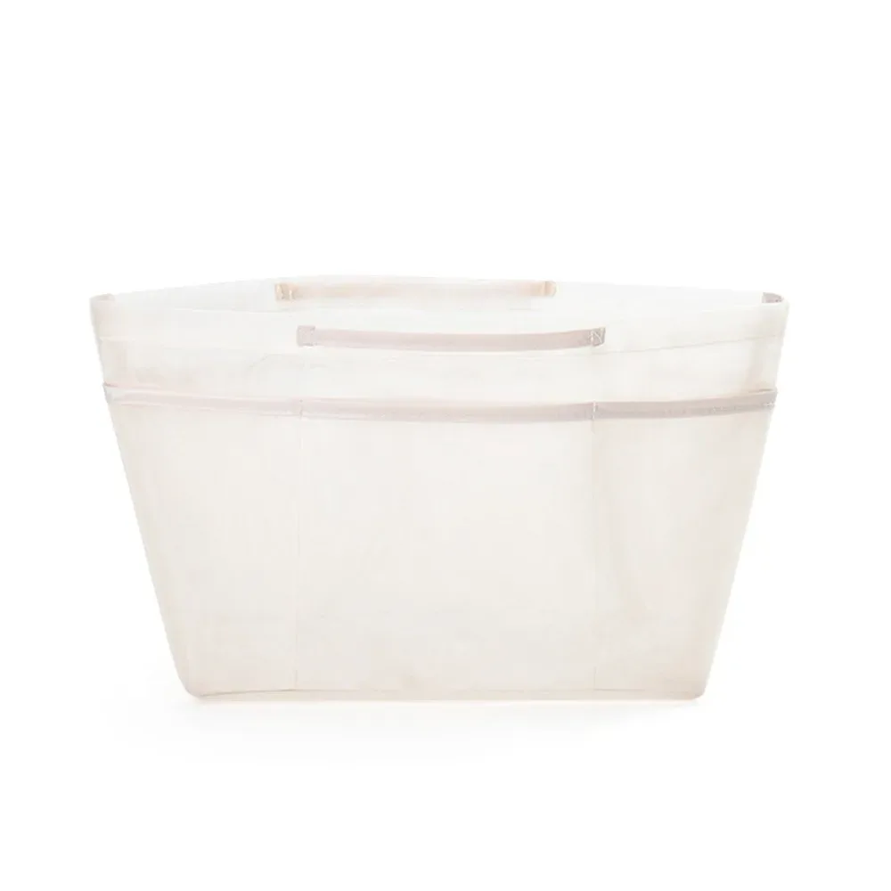 nouveau sac intérieur en maille de nylon, grande capacité, anti-affaissement, sac fourre-tout, extensible, multi-poches, poche insérée pour sac longxiang