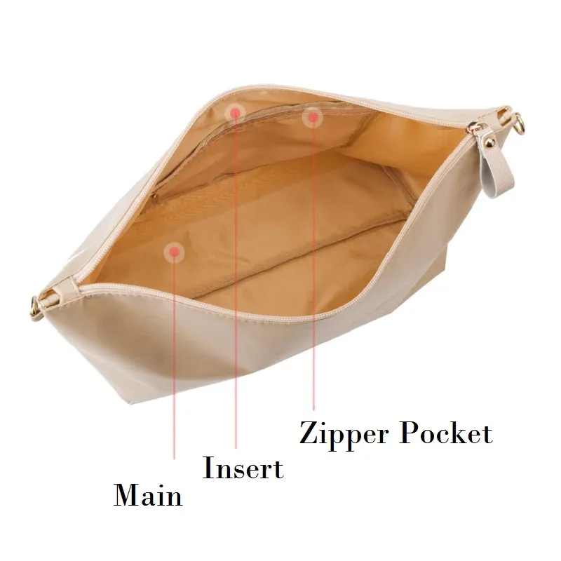 sac à main insérer organisateur nylon grand sac fourre-tout organisateur insérer sac à main femmes sac à main organisateurs neceser maquillaje mujer