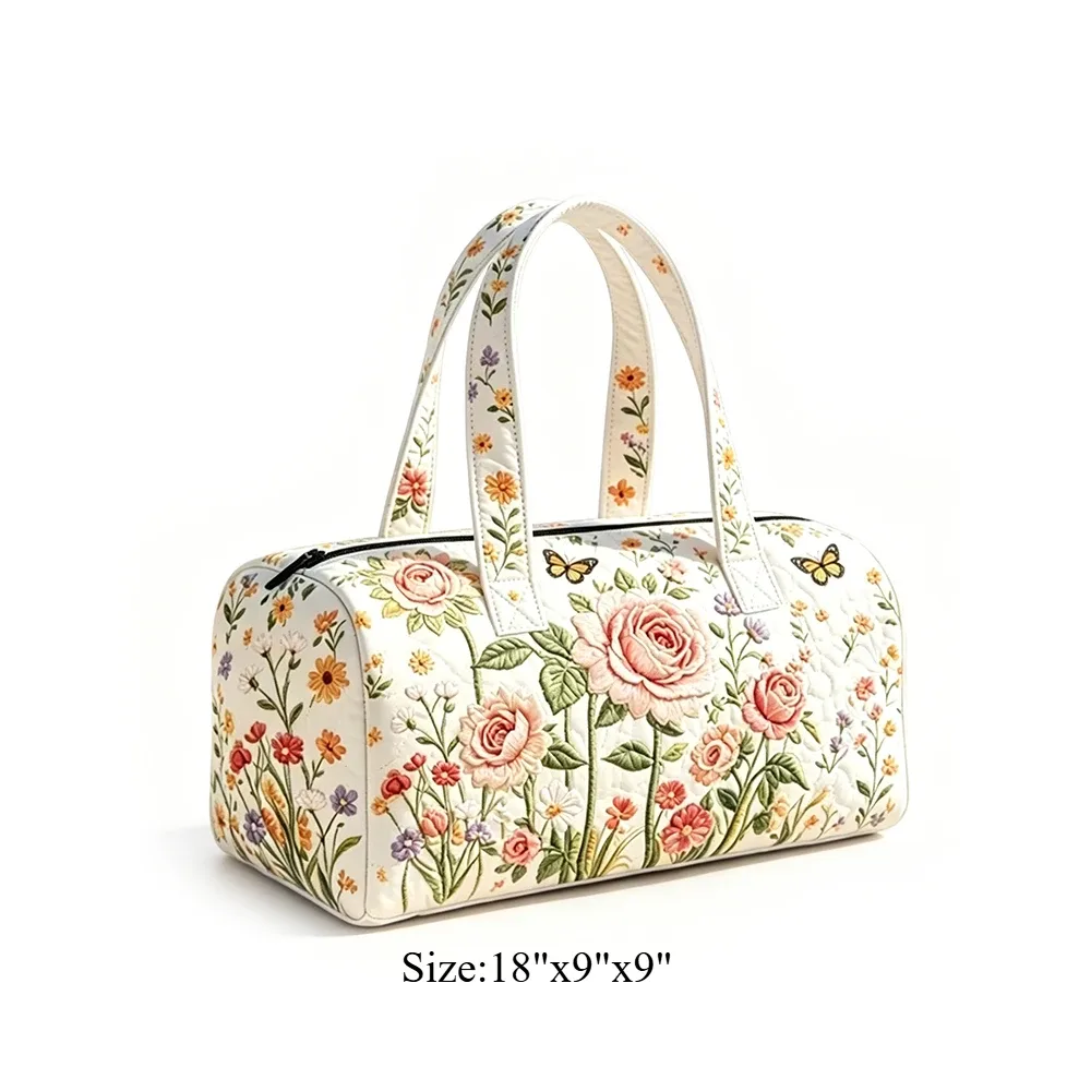 sac de voyage matelassé géométrique ethnique bohème, sac de week-end coloré à imprimé aztèque avec poignées, sac fourre-tout pour festival