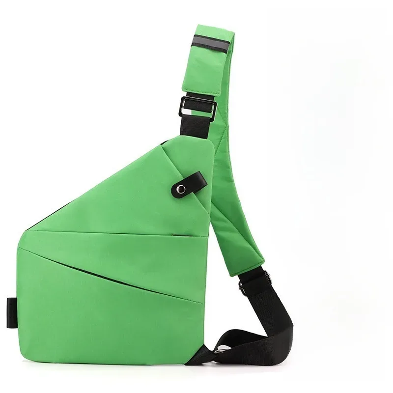 sac de poitrine antivol unisexe – sangles réglables, pochette de rangement polyvalente, portefeuille de voyage sécurisé