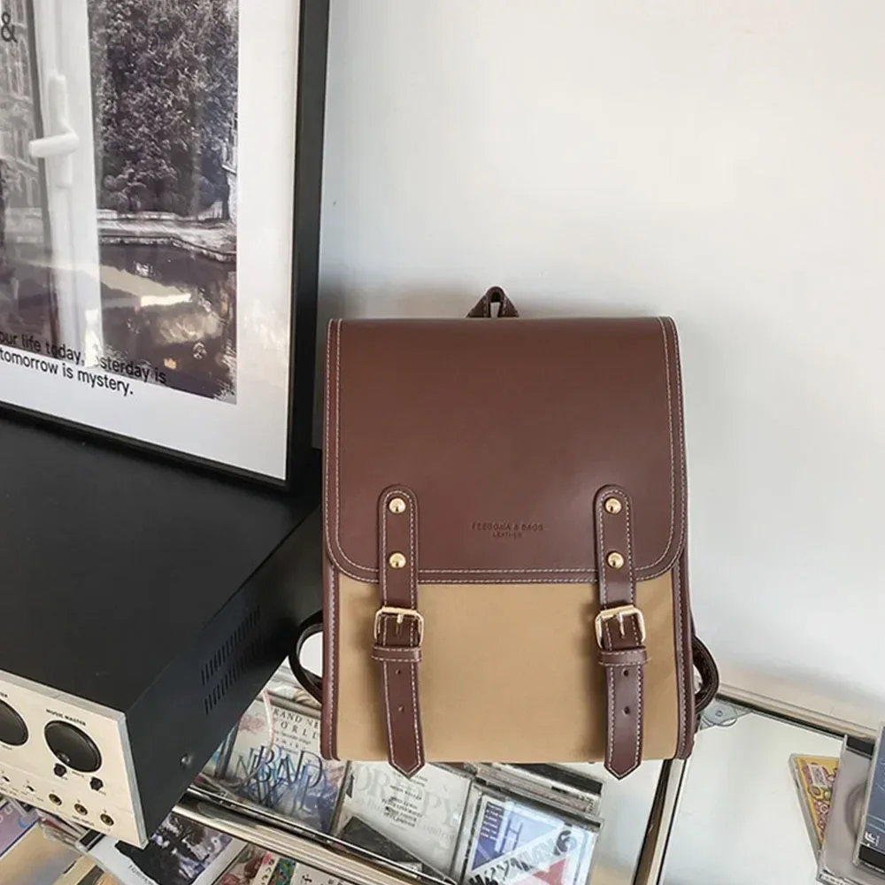 sacs à dos à rivets en cuir souple, design de luxe super cool, grande capacité, en pu, résistants à l'usure, punk, unisexe