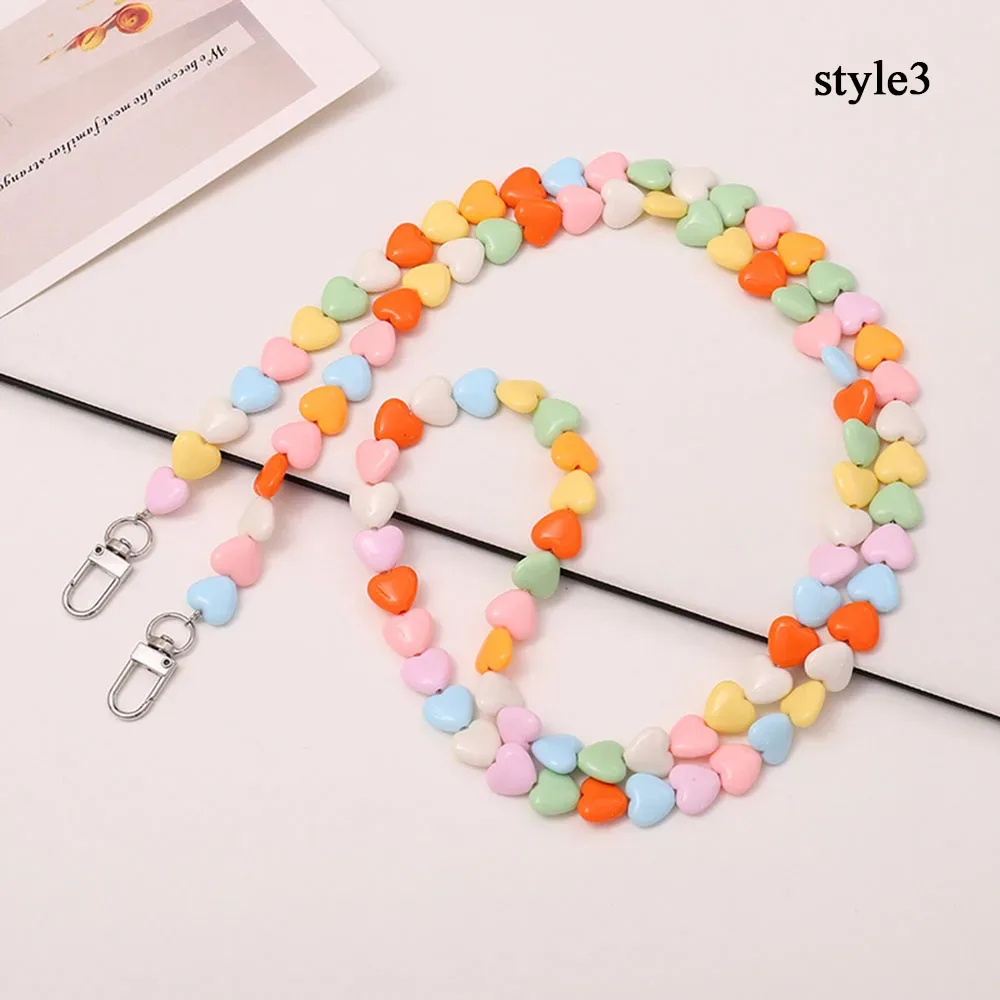 coréen rose fleur téléphone sangle breloque chaîne noeud téléphone portable lanière porte-clés filles sac pendentif mignon bandoulière sac à bandoulière chaîne
