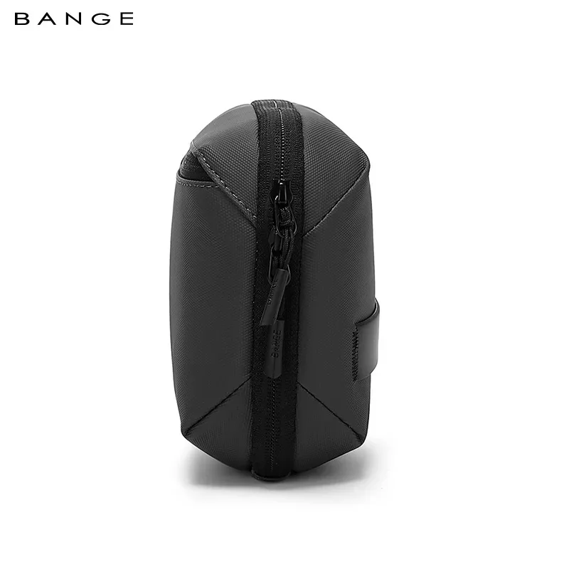 organisateur voyage polyestère noire blanc motifs points décontracté sac câbles données chargeur usb technologie pochette résistante imperméable boîte format compact