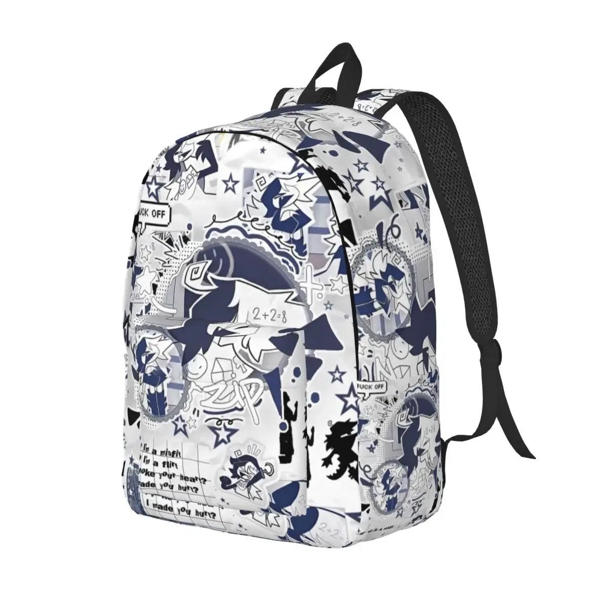 sac à dos d'éducation financière en papier anime pour hommes et femmes, sac à dos d'affaires pour étudiants adolescents, sac à bandoulière léger pour collège